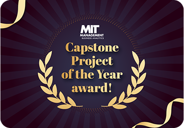 We're thrilled to announce that our Capstone project at MIT Sloan School of Management has won the...